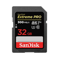 SanDisk Extreme Pro SDHC, SDXDK , V90, U3, C10, UHS-II, 300MB/s R, 260MB/s W, 4x6, Lifetime Limited
