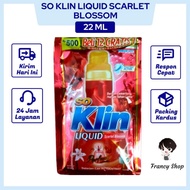 So Klin Liquid Scarlet Blossom Deterjen Cair Sachet 22 ml Renceng