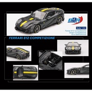 1/64 BBR 64009 Ferrari 812 Competizione (Grigio Competizione) Static Display Scale Model