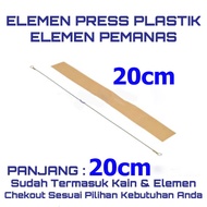 20cm plastic press element / sealer element / impulse sealer