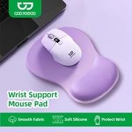 GOOJODOQ Ergonomic Comfortable Silicone Wristband Mouse Pad