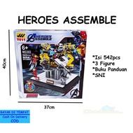 HEROES ASSEMBLE 542PCS - MG302 SUPER BLOCK BUILDING TOY hero