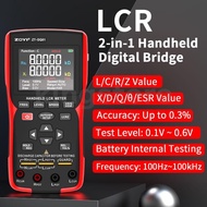 ZOYI ZT-DQ02 LCR Bridge Meter 0.3% Acc 100kHz Capacitance Resistance Inductance Tester w/ 4-Wire Kel