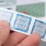 DTA 8th Generation i3 i5 i7 Celeron Intel CPU Xeon Pentium Processor Laptop Sticker DT