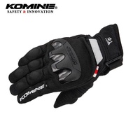 ขาย!!! Komine GK220ตาข่ายดักถุงมือ (จุดจำกัด) รถจักรยานยนต์ขี่Anti-Fallถุงมือถุงมือสำหรับทั้งชายและห