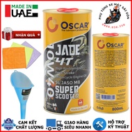 Nhớt xe ga Oscar Jade 4T Super Scooter full tổng hợp - Nhập khẩu UAE [Mua 5 tặng 1 phểu]