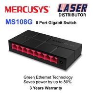 Mercusys MS108G 8-Port 10/100/1,000 Mbps Desktop Switch