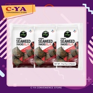 CJ BIBIGO Crispy Seaweed Snacks Hot&amp;Spicy Chicken 5gx3pcs