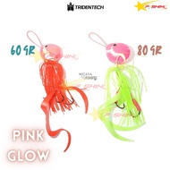 -SF-Curly Fire Ball Umpan Mancing Laut 60gr 80gr Slow Jigging Action Gurita / Ubur-Ubur Cocok Target