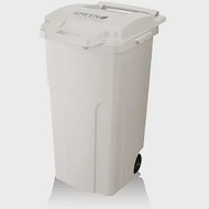 日本RISU｜GREEN戶外機能型連結式大容量垃圾桶 90L 白色