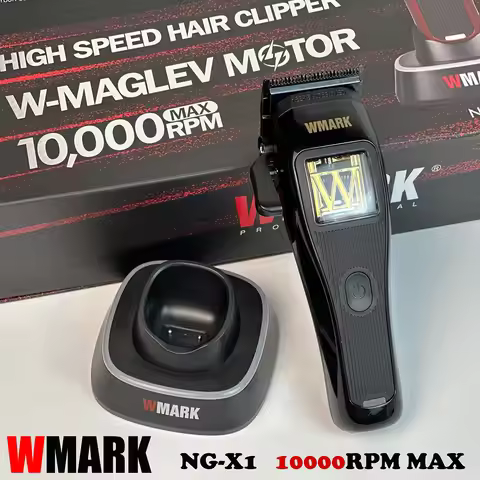 WMARK NG X1 Magnetic Vector Motor Professional Hair Clipper 10000RPM High Power Hair Trimmer for Men