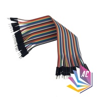 10p 40p Male to Male Breadboard Dupont Jumper Wire for Arduino IOT 10cm 20cm 30cm