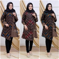Tunik Batik Kombinasi/baju wanita batik/dres/blus/gamis/Batik Couple