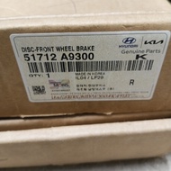 BRAKE DISC FRONT / REAR (1 PAIR) > KIA CARNIVAL YP 2017 > 51712-A9300 / 58411-A9100 > GENUINE PART
