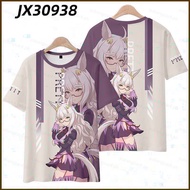 Uma Musume Pretty Derby Biwa Hayahide Costume 3D Summer T-Shirt