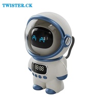 2023 New Astronaut Bluetooth Smart AI Interactive Audio Clock Alarm Clock Memory Card Computer Speaker Smart Audio Creative Gift