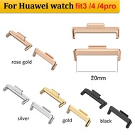 2pcs Compatible For Huawei Watch Fit 3 Connector Metal Huawei watch Fit 4 Strap Connector Smart watc