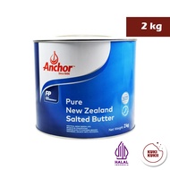 Anchor salted butter 2kg mentega Anchor 2 kg 2 kilo kaleng salted butter