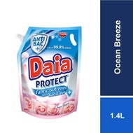 DAIA Protect Anti-Bacterial Fabric Softener Ocean Breeze 1.4L Pouch