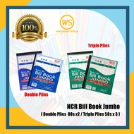 NCR Carbonless Jumbo Bill Book / Buku Bill / Buku Resit / Receipt Book / Resit Book (2PLY / 3PLY)