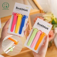 [Chicnest] 1/3Pcs, Silicone Bookmark Automatically Follows Page Flipping Student Bookmarks Office St
