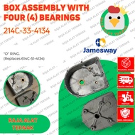Box Assembly With 4 Bearings And O Ring Sparepart Jamesway Part Number 214C-33-4134