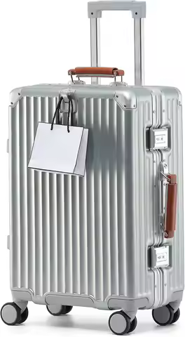 20" Carry On Luggage, PC Zipperless Suitcase, Spinner Wheels & TSA Lock, Airline Approved 22x14x9, S