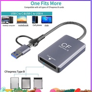 2 in 1 CF Express Type B Card Reader CF Express Card Reader Type B Adapter USB 3.2 10Gbps Portable C
