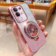 Luxury Clear Plating Glitter Soft Casing Cover for VIVO Y29 Y29s Y29t Y28 Y28s Y200 5G Y27 Y27s Y22 