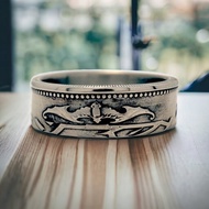 澳門錢幣戒指 1 澳門元 1992-2010、澳門錢幣戒指、澳門戒指、澳門硬幣戒指