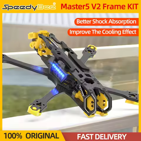 SpeedyBee Master 5 V2 Drone Frame KIT 5inch 130° FOV For Analog/O3 Air Unit VTX/Link RC FPV Racing F