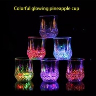 GG Colorful LED Pine Cup 500ml Light Up Flashing Drinkware Glow Glass for Bar Nightclub Celebrations