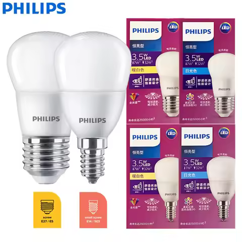 Philips MyCare LED E27 E14 3.5W (=32W) P45 Bulb Mini Size 3000K 6500k Light 220V-240V EyeComfort Ori