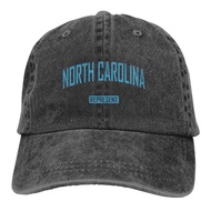 Trend Printing Series North Carolina Represent Capital Charlotte Raleigh Cities Tar Heels Unc Adjustable Cowboy Cap