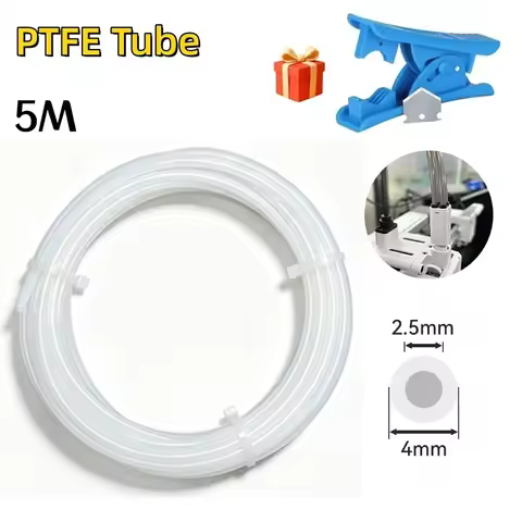 For Bambu Lab Ptfe Tube 2.5mm 4mm P1S P1P AMS A1 Mini 3D Printer Teflonto Pipe X1C Bambulab Ptfe Con