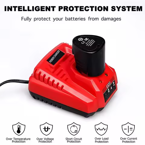 Charger Accessories for M12 N12 Compact Charge Fast Charger For Milwaukee 10.8V 12V Lithium Battery 