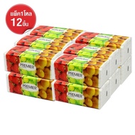 กระดาษทิชชู่ กระดาษเช็ดหน้า แพ็ค 12 ห่อ รุ่น Premier-Tissue-05a-June-Beam-12pack
