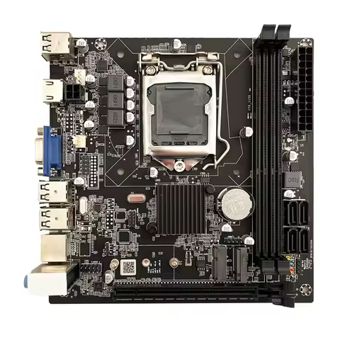 N18R H61 Motherboard LGA 1155 Kit Desktop PC Laptop CPU Supports DDR3 M.2 NVME WiFi 17x17 ITX Mother