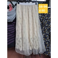 Princess lace skirt 58-96 cm MS401
