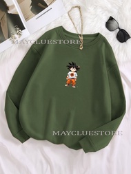 Crewneck oversize motif dragon ball size l xl xxl hoodie cowok korean style hodie sweatshirt pria ju