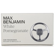 Max Benjamin Car Fragrance Gift Set - White Pomegranate 4pcs