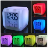 2.7" LED 7 Color Changing Digital Clock