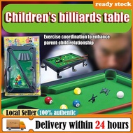 Pool Table Game Set ng Mga Laruang Pambata Mini Billiard Ball Snooker Pool Table Top Game Set Kids