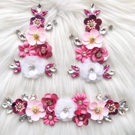 3D Pink Flowers (1pcs)