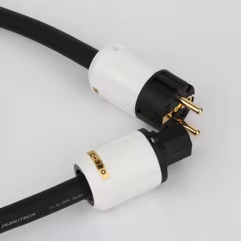 1PC Hot Selling HIFI FURUTECH FP-314Ag Power Cable line Power Cord with Oyaide P-320E Schuko EU Plug