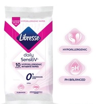 Libresse Daily SensitiV Intimate Wipes (10's)