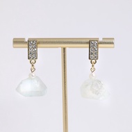 [ZANZAN ZANZAN] Natural Stone Dangling Earrings [EK24BD002]