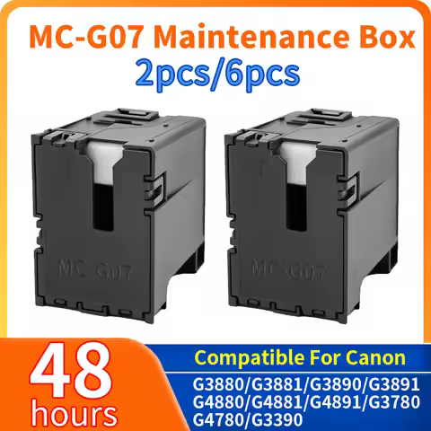 2X~6X Waste Ink Tank Maintenance Box MC-G07 MC G07 for Canon G3780 G3390 G3880 G3881 G3890 G3891 G47