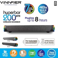 Vinnfier Hyperbar 200 BTR Wireless Soundbar with Bluetooth V5.0 USB Drive MicroSD Aux line in