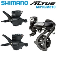 Shimano Altus SL ชิ้นส่วนจักรยาน M315ขวา M310เปลี่ยนเกียร์ด้านหลังชิ้นส่วนจักรยาน7/8สปีด MTB Groupse
